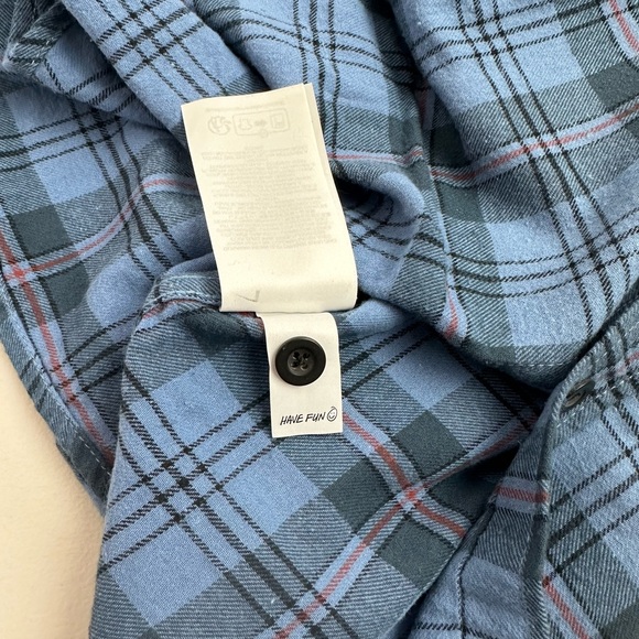 Hurley Men’s Thunderberry Portland Button Down Long Sleeves Shirt Plaid NWT - Picture 11 of 13